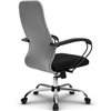 Кресло Метта SU-CP-10 светло-серый для руководителя, ткань фото 3