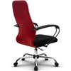 Кресло Метта SU-CP-10P красный для руководителя, ткань фото 3