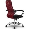 Кресло Метта SU-CP-8 красный для руководителя, сетка/ткань фото 3