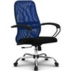 Кресло Метта SU-CP-8 синий для руководителя, сетка/ткань фото 1