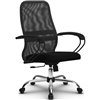 Кресло Метта SU-CP-8 темно-серый для руководителя, сетка/ткань фото 4