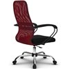 Кресло Метта SU-CP-8P красный для руководителя, сетка/ткань фото 3