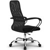 Кресло Метта SU-CP-8P темно-серый для руководителя, сетка/ткань фото 3