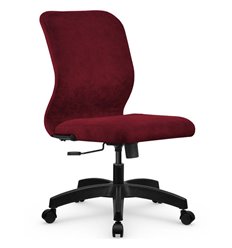 Офисное кресло Метта SU-Mr-4/подл.000/осн.001 красный, велюр фото 1