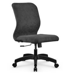 Офисное кресло Метта SU-Mr-4/подл.000/осн.001 темно-серый, велюр фото 1