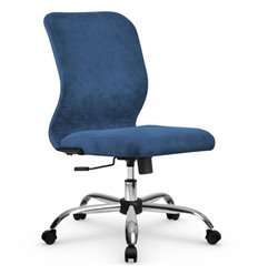 Офисное кресло Метта SU-Mr-4/подл.000/осн.003 светло-синий, велюр фото 1