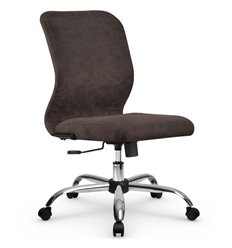 Офисное кресло Метта SU-Mr-4/подл.000/осн.003 темно-коричневый, велюр фото 1