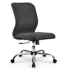 Офисное кресло Метта SU-Mr-4/подл.000/осн.003 темно-серый, велюр фото 1
