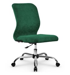 Офисное кресло Метта SU-Mr-4/подл.000/осн.006 зеленый, велюр фото 1