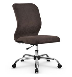 Офисное кресло Метта SU-Mr-4/подл.000/осн.006 темно-коричневый, велюр фото 1