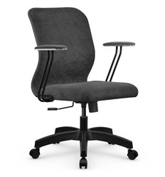 Офисное кресло Метта SU-Mr-4/подл.079/осн.001 темно-серый, велюр фото 1