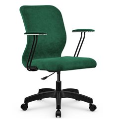 Офисное кресло Метта SU-Mr-4/подл.079/осн.005 зеленый, велюр фото 1