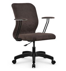 Офисное кресло Метта SU-Mr-4/подл.079/осн.005 темно-коричневый, велюр фото 1