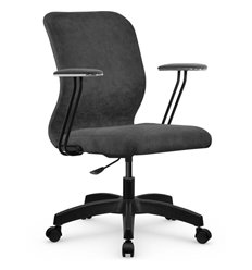 Офисное кресло Метта SU-Mr-4/подл.079/осн.005 темно-серый, велюр фото 1