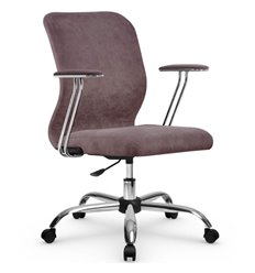 Офисное кресло Метта SU-Mr-4/подл.078/осн.006 темно-розовый, велюр фото 1