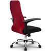 Кресло Метта SU-CM-10 красный для руководителя, ткань фото 3
