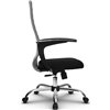 Кресло Метта SU-CM-10 светло-серый для руководителя, ткань фото 2