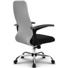 Кресло Метта SU-CM-10 светло-серый для руководителя, ткань фото 3