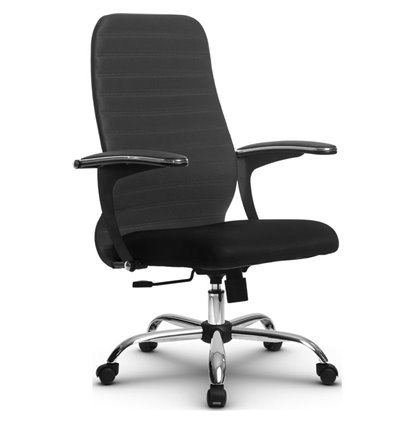 Кресло Метта SU-CM-10 темно-серый для руководителя, ткань