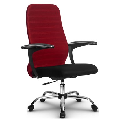 Кресло Метта SU-CM-10P красный для руководителя, ткань