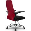 Кресло Метта SU-CM-10P красный для руководителя, ткань фото 3
