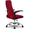 Кресло Метта SU-CM-10P красный для руководителя, ткань фото 6