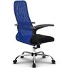 Кресло Метта SU-CM-8 синий для руководителя, сетка/ткань фото 3