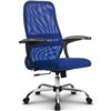 Кресло Метта SU-CM-8 синий для руководителя, сетка/ткань фото 4