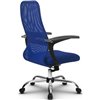 Кресло Метта SU-CM-8 синий для руководителя, сетка/ткань фото 6
