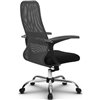 Кресло Метта SU-CM-8 темно-серый для руководителя, сетка/ткань фото 3