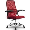 Кресло Метта SU-CM-8P красный для руководителя, сетка/ткань фото 4