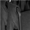 DOBRIN Amelia LMN-1538 серая ткань, темно-серая винтажная экокожа, ножки черные фото 8