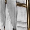 DOBRIN Emma Gold LMN-1538 светло-серый велюр, ножки золото фото 7