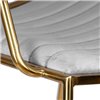 DOBRIN Miller Gold LMN-1637 светло-серый велюр, ножки золото фото 7