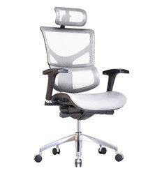 Ортопедическое кресло Expert Sail ART, сетка белая фото 1
