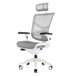 Ортопедическое кресло Expert Vista белый каркас, сетка белая фото 1