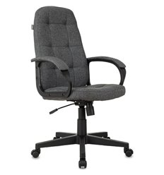 Кресло для руководителя Бюрократ CH 002 3C1, ткань, цвет серый фото 1
