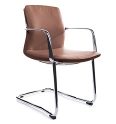 Офисное кресло RV DESIGN Plaza-SF FK004-C11 светло-коричневый, кожа фото 1