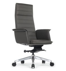 Офисное кресло RV DESIGN Rubens A1819-2 антрацит, алюминий, кожа фото 1