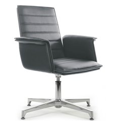 Офисное кресло RV DESIGN Rubens-ST С1819-2 антрацит, алюминий, кожа фото 1