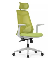 Ортопедическое кресло руководителя RV DESIGN Gem 6230A-HS зеленое, сетка/ткань фото 1