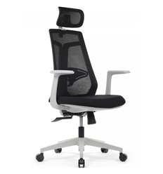 Кресло с сеткой RV DESIGN Gem 6230A-HS черное, сетка/ткань фото 1