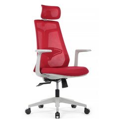 Дизайнерское кресло RV DESIGN Gem 6230A-HS красное, сетка/ткань фото 1