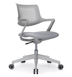 Дизайнерское кресло RV DESIGN Dream B2202 светло-серый, пластик/ткань фото 1