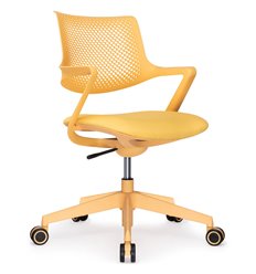Офисное кресло RV DESIGN Dream B2202 желтый, пластик/ткань фото 1