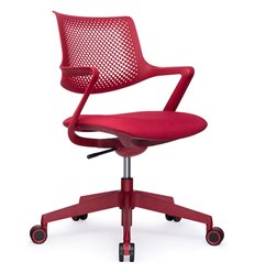Офисное кресло RV DESIGN Dream B2202 красный, пластик/ткань фото 1