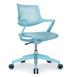 Офисное кресло RV DESIGN Dream B2202 голубой, пластик/ткань фото 1