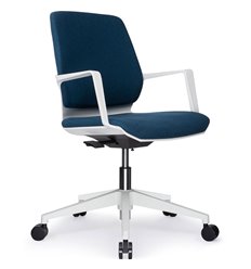 Офисное кресло RV DESIGN Colt B1903 темно-синий, ткань, белый пластик фото 1