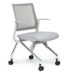 Офисный стул RV DESIGN Moby D2002 Серый пластик/Серая ткань фото 1