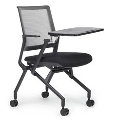 Офисный стул RV DESIGN Moby D2002T Черный пластик с пюпитром/Черная ткань фото 1